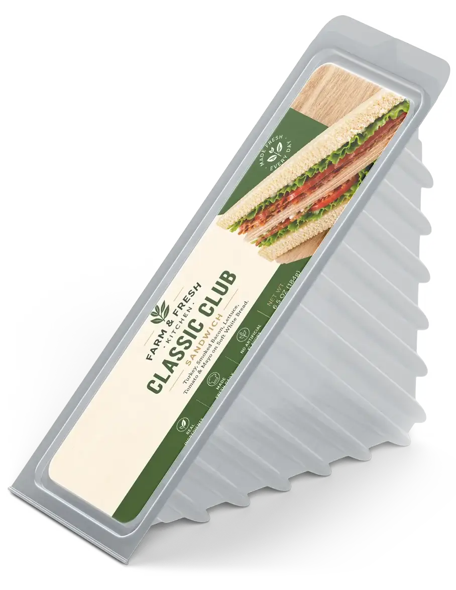 sandwich label mockup