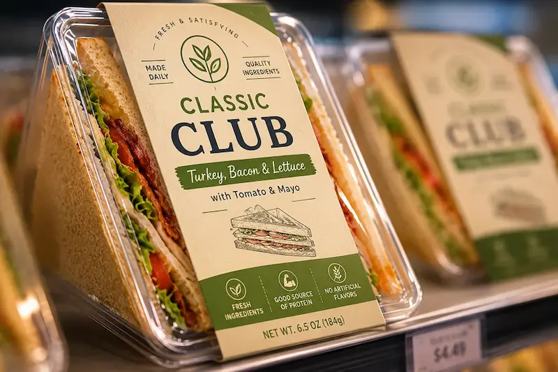 sandwich mockup